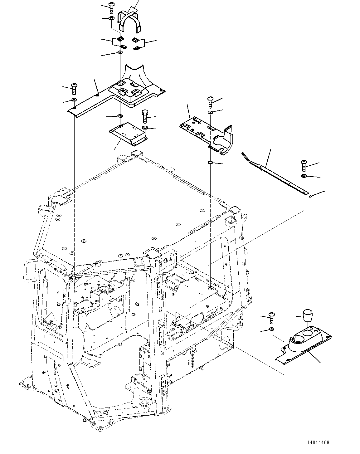 Пластина 17A-54-61720 KOMATSU