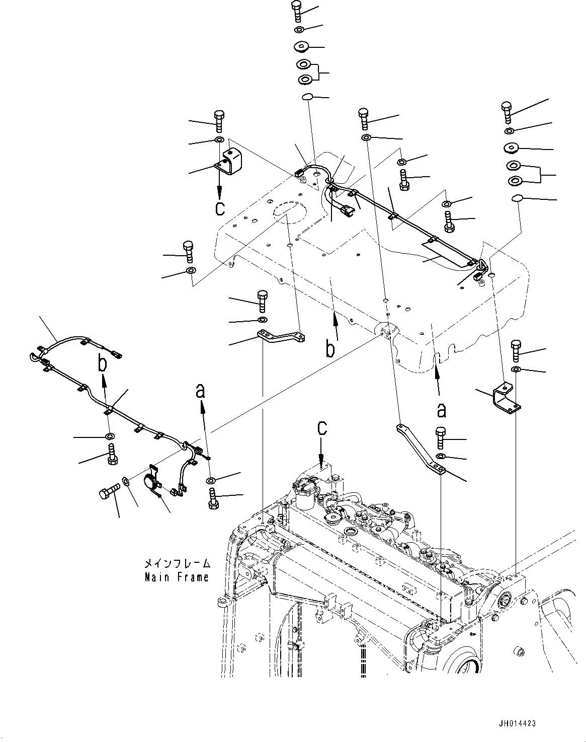 Жгут проводов 17A-06-61231 KOMATSU