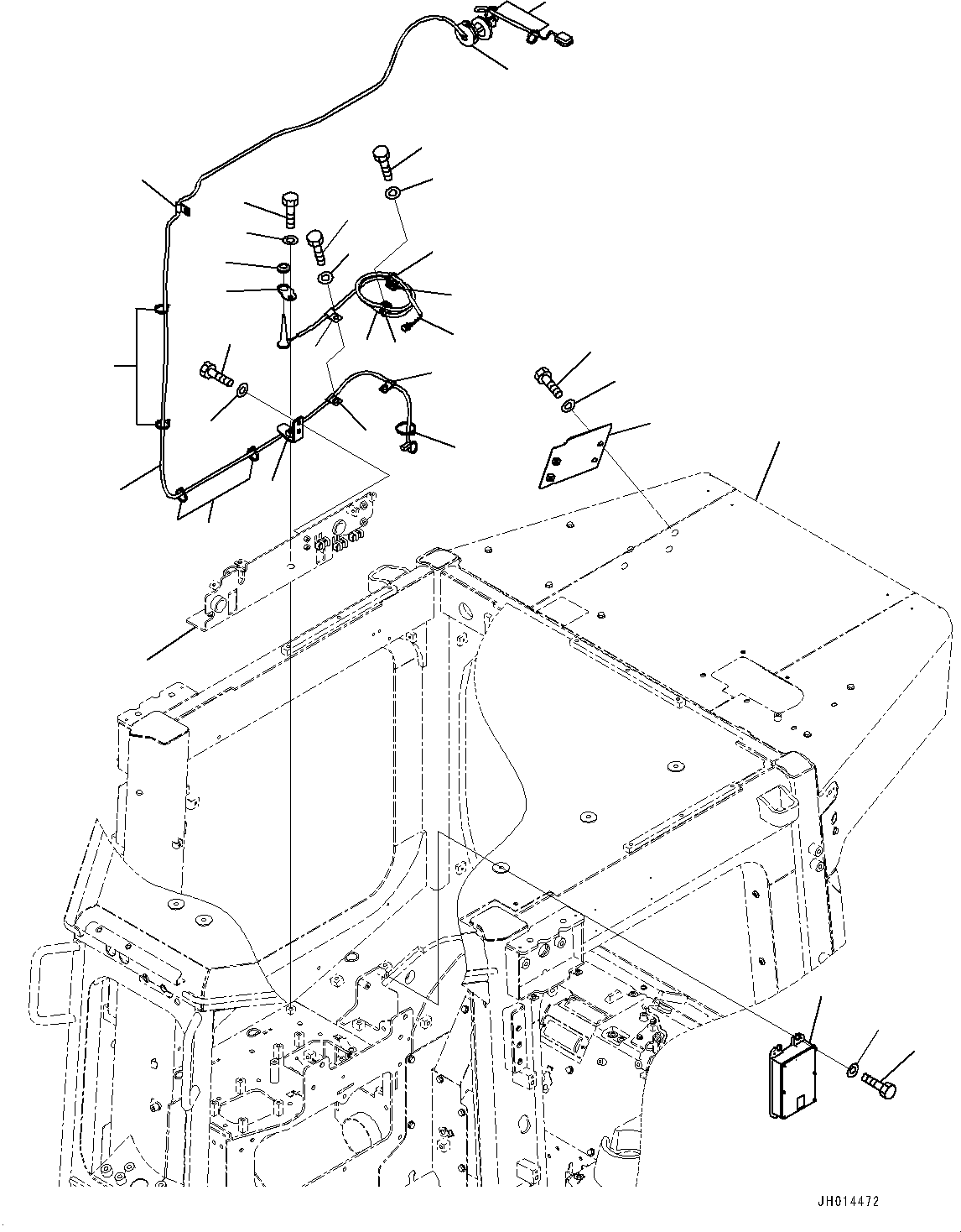 Cover(Control Unit,Condenser Mounting) (17A-911-6931) KOMATSU