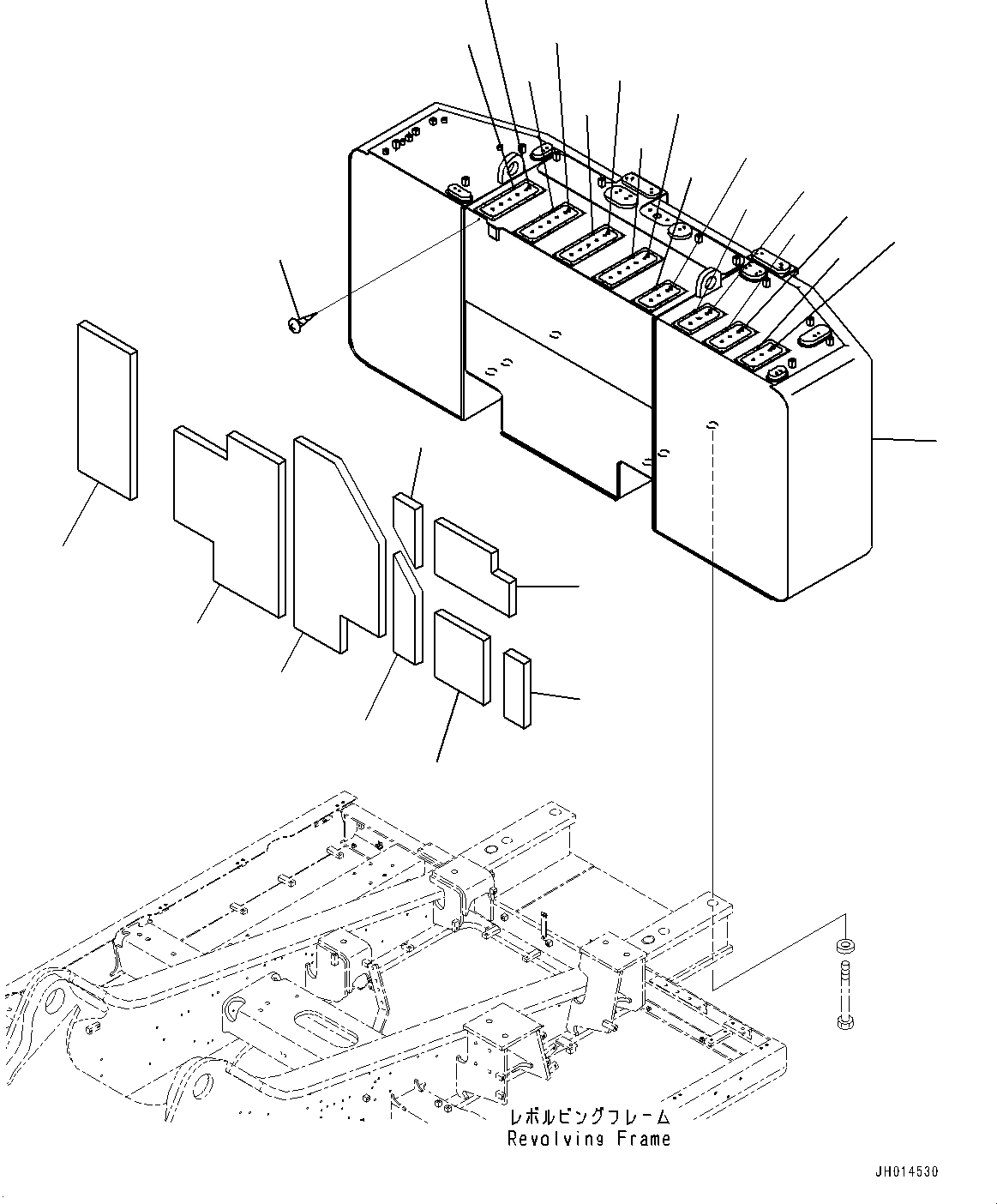 Груз 21M-46-34430 KOMATSU