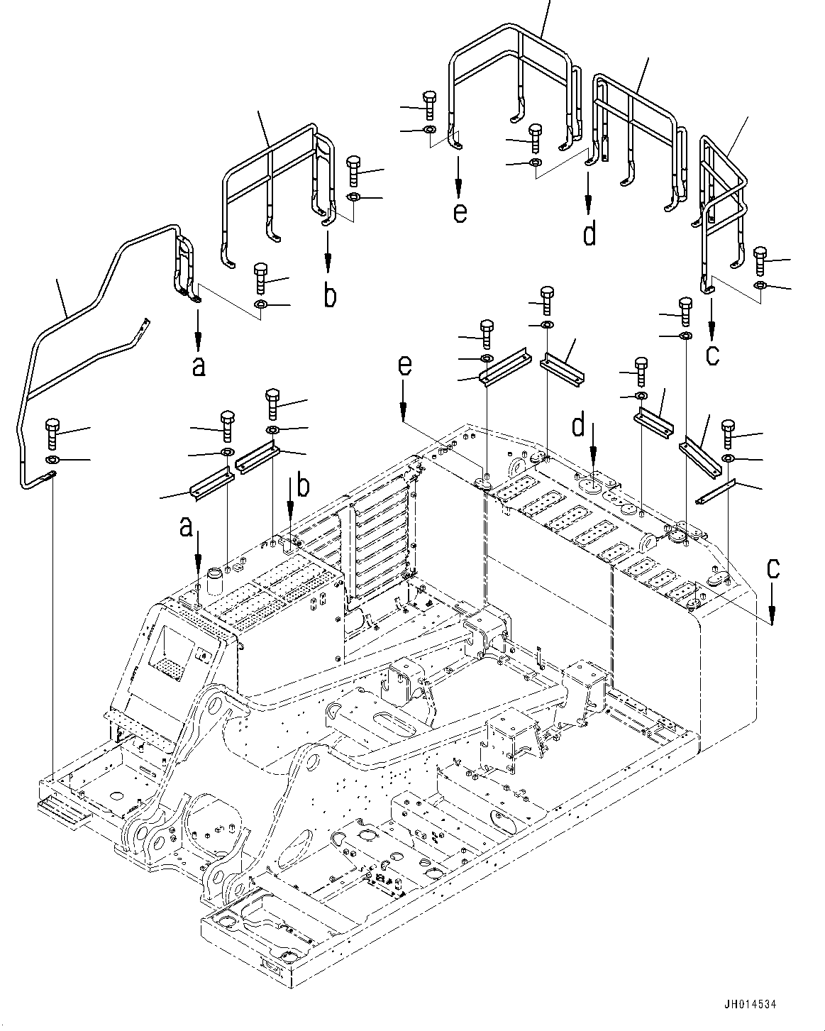Крышка 21M-54-31990 KOMATSU