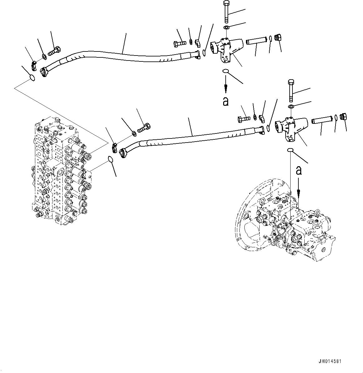 Шланг 2A7-62-11820 KOMATSU