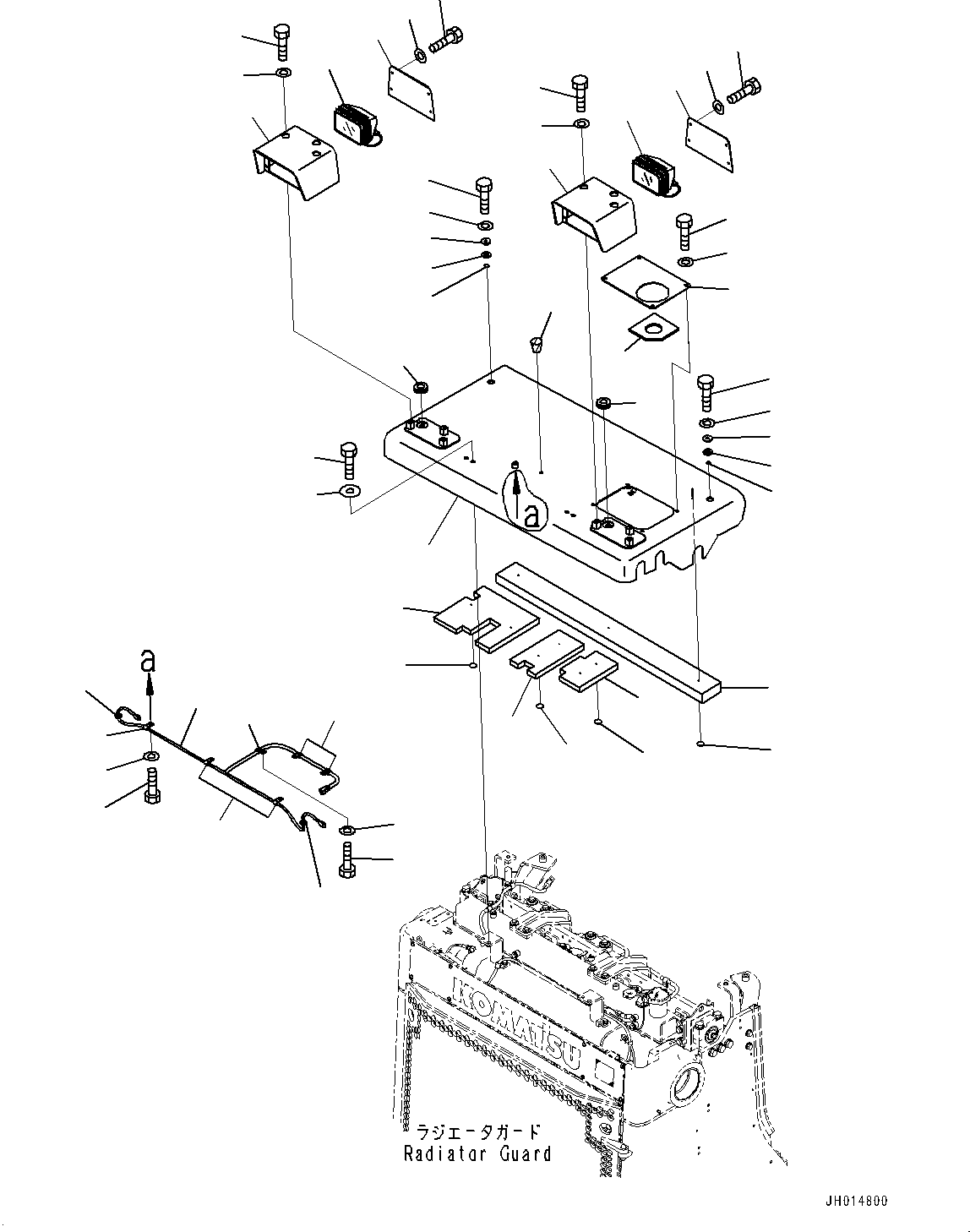 Крышка в сборе 195-862-8572 KOMATSU