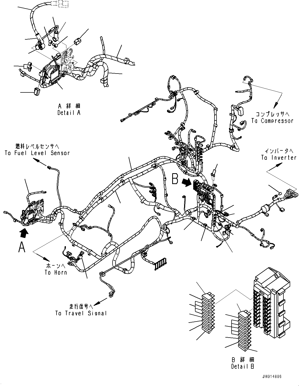 Жгут проводов 205-06-32970 KOMATSU