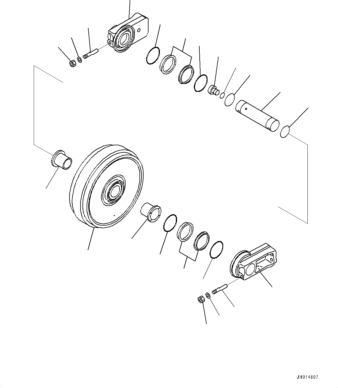 Направляющее колесо в сборе 208-30-00260 KOMATSU