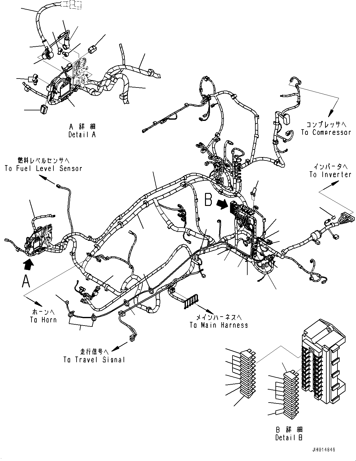 Жгут проводов 205-06-32170 KOMATSU
