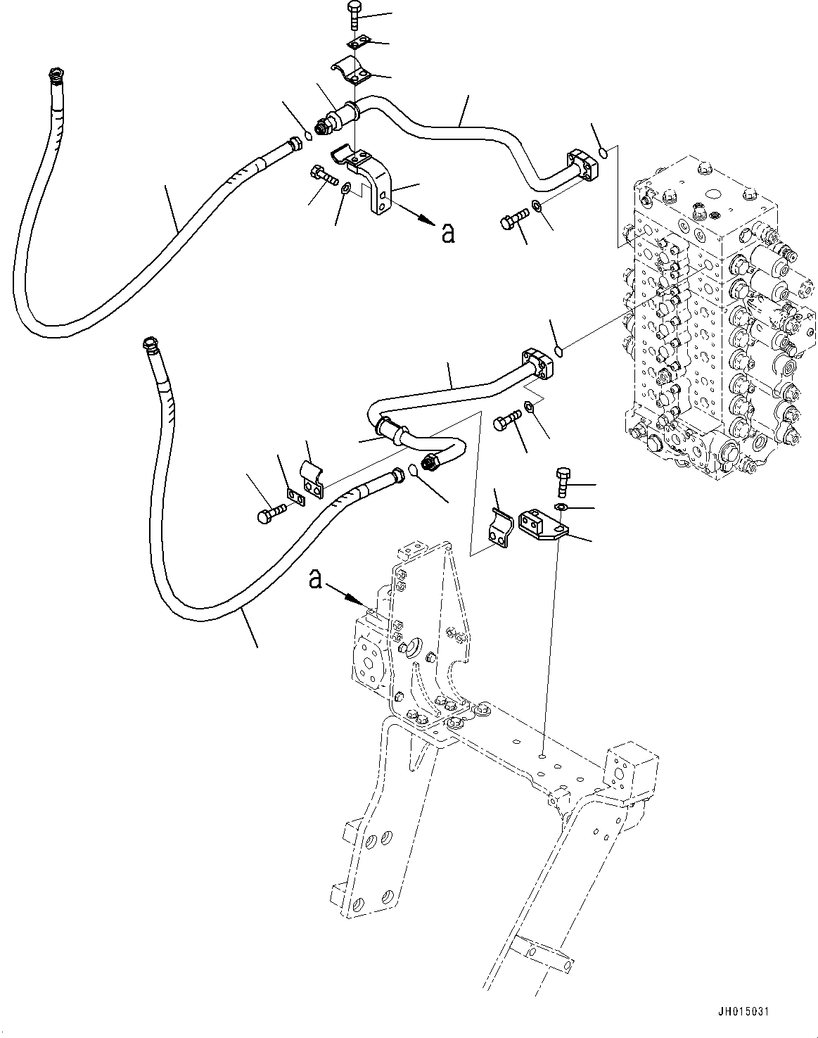 Шланг с торцевым уплотнением 2A5-62-27371 KOMATSU