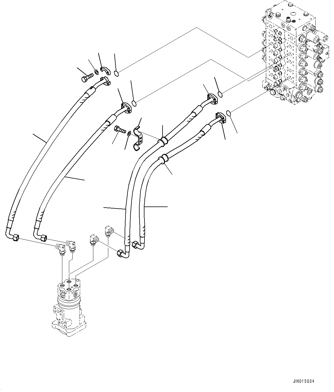 Шланг 2A5-62-K4340 KOMATSU