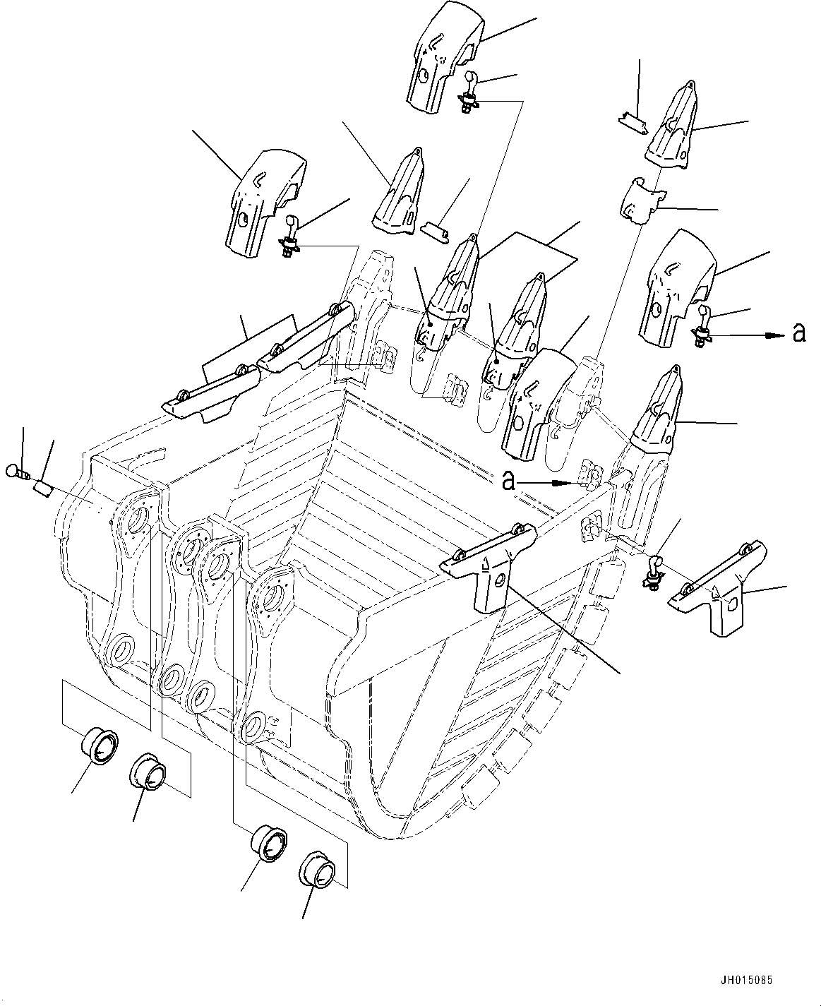 Bolt Assembly HL-SFA125J6 KOMATSU