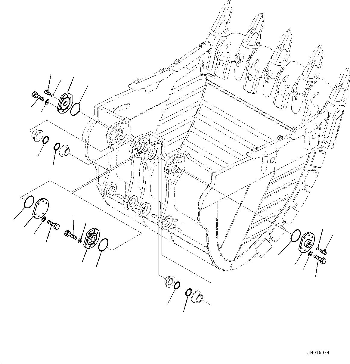 Крышка 775-939-R421 KOMATSU