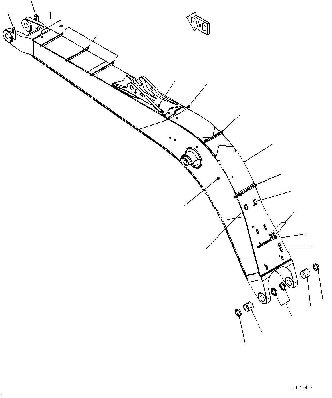 Стрела 209-70-46820 KOMATSU