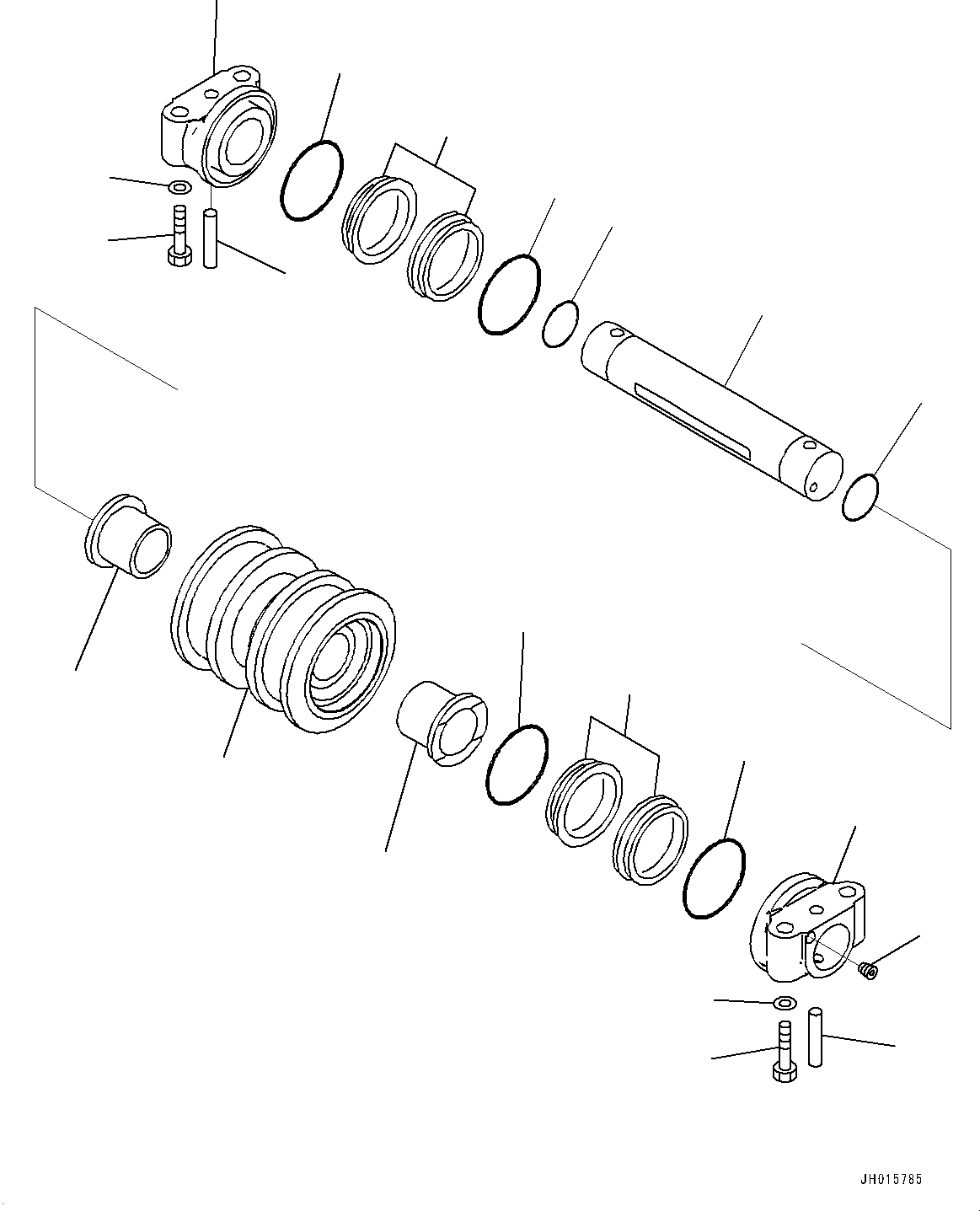 Track Roller Assembly, Double Flange 207-30-01161 KOMATSU
