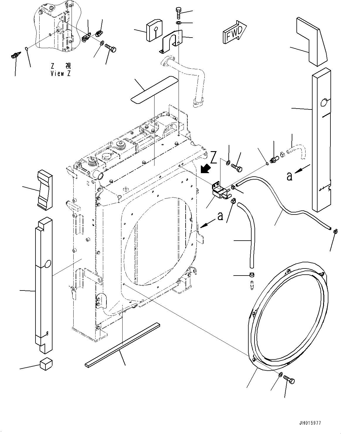 Hose Assembly(DEF Piping,DEF Tank Coolant Piping) (2A6-01-12751) KOMATSU