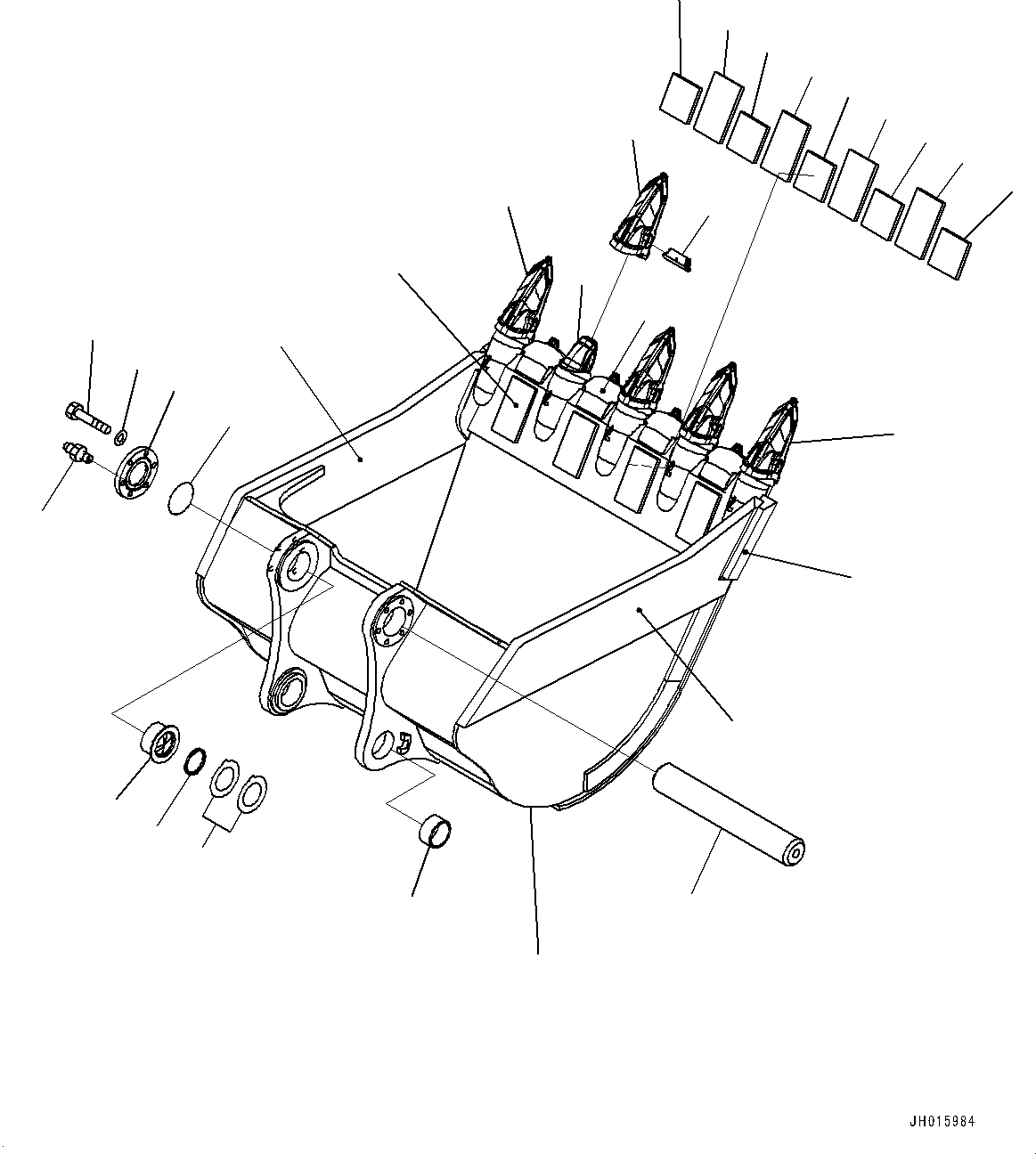 Пластина сварная 21N-939-5C10 KOMATSU