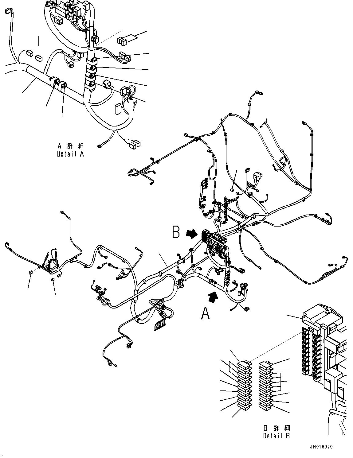 Жгут проводов 208-06-76831 KOMATSU