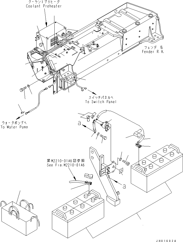 Кабель 17A-06-13420 KOMATSU
