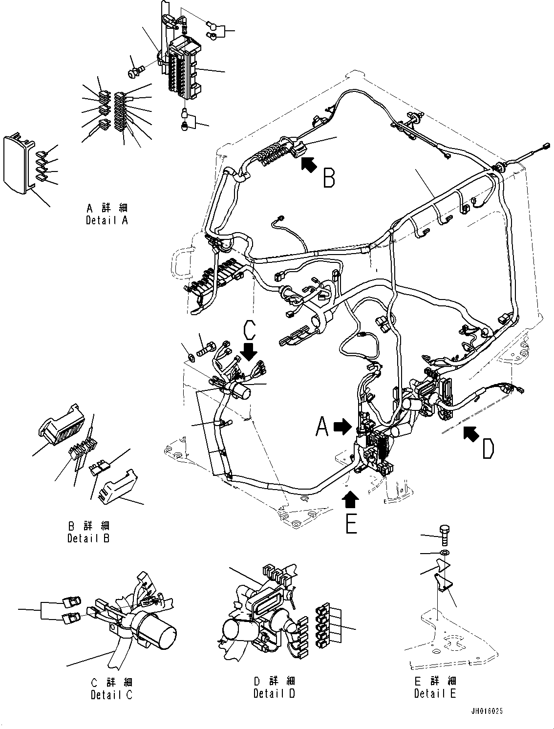 Жгут проводов 17A-06-69422 KOMATSU