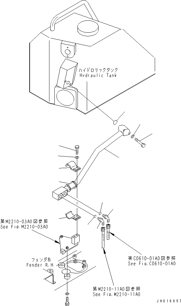 Трубка 17A-49-12271 KOMATSU