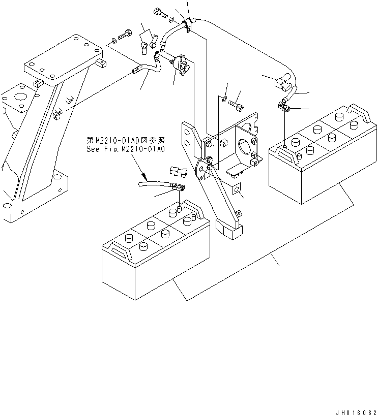 Кабель 17A-06-13431 KOMATSU