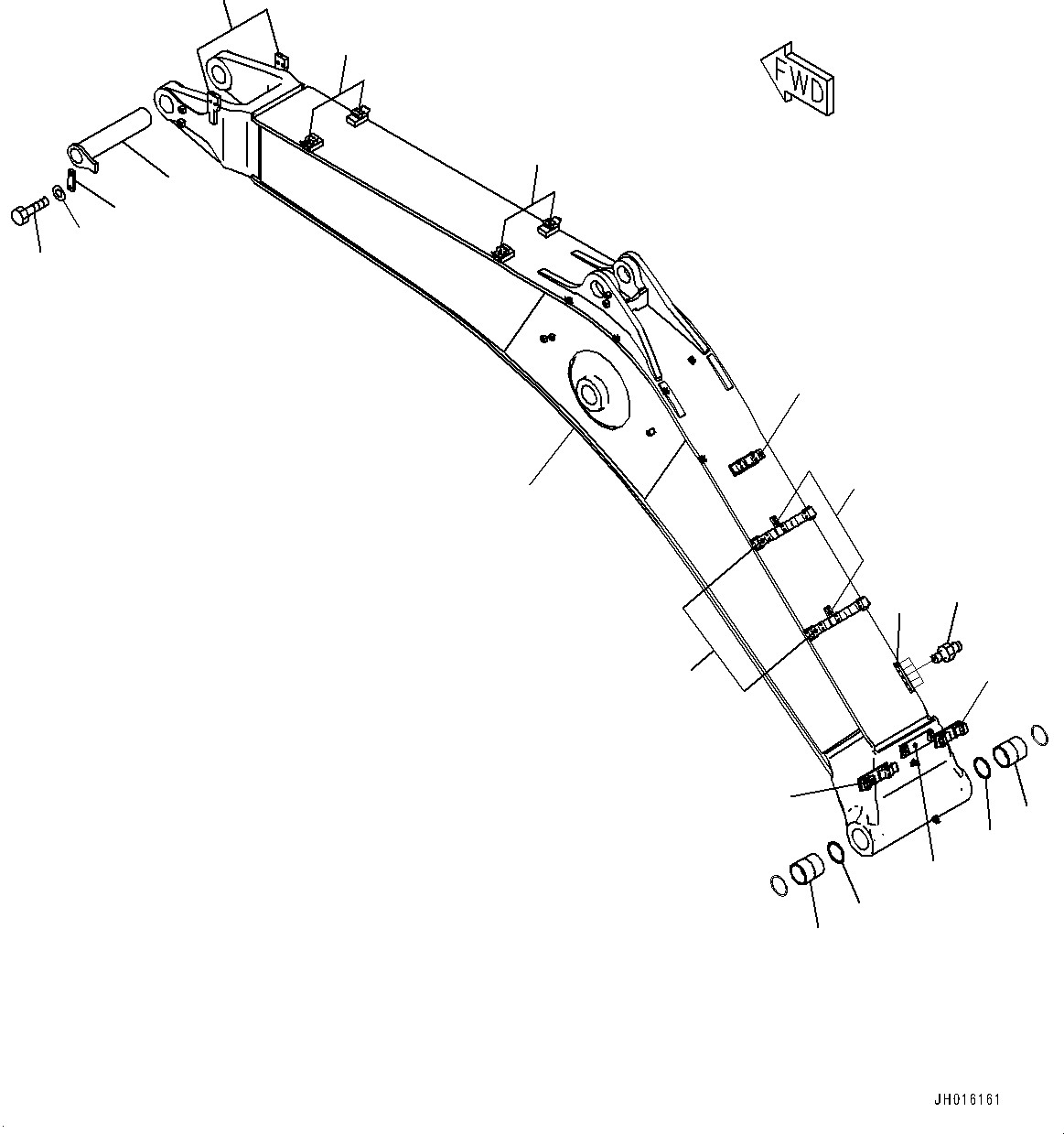 Boom Assembly 207-70-01561 KOMATSU