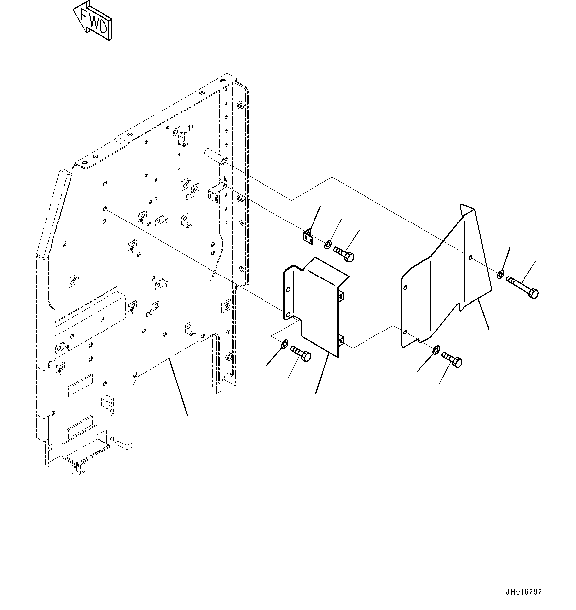 Frame(Frame) (2A5-54-11576) KOMATSU