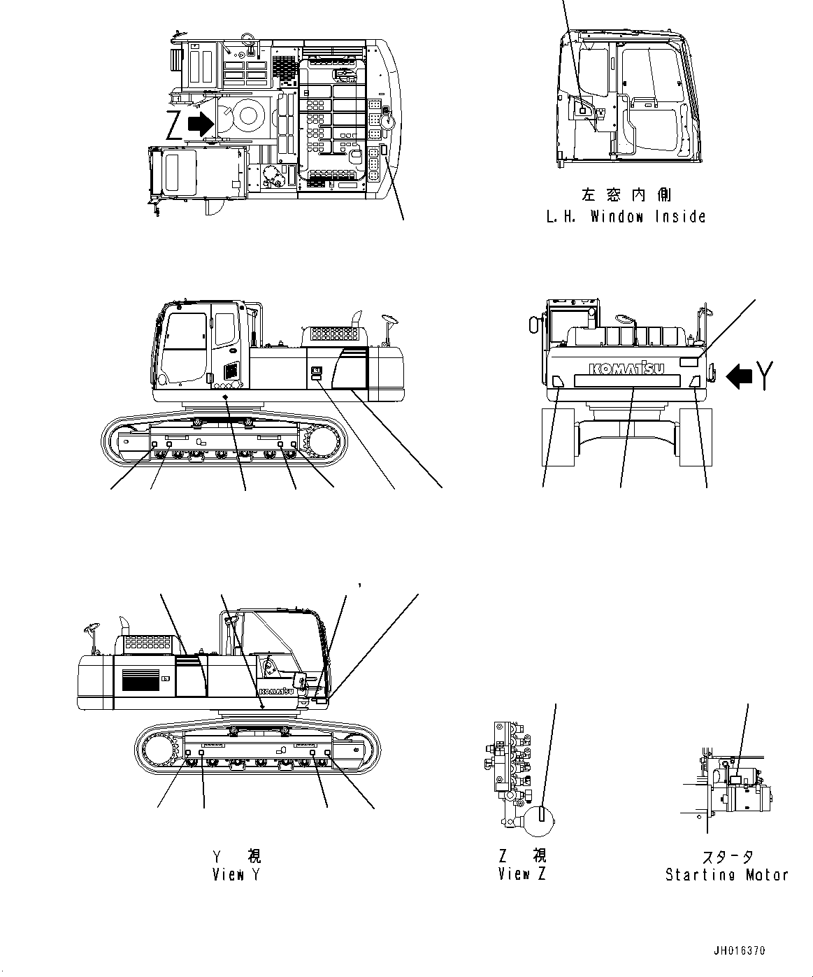 Маркировочная табличка 207-00-77120 KOMATSU