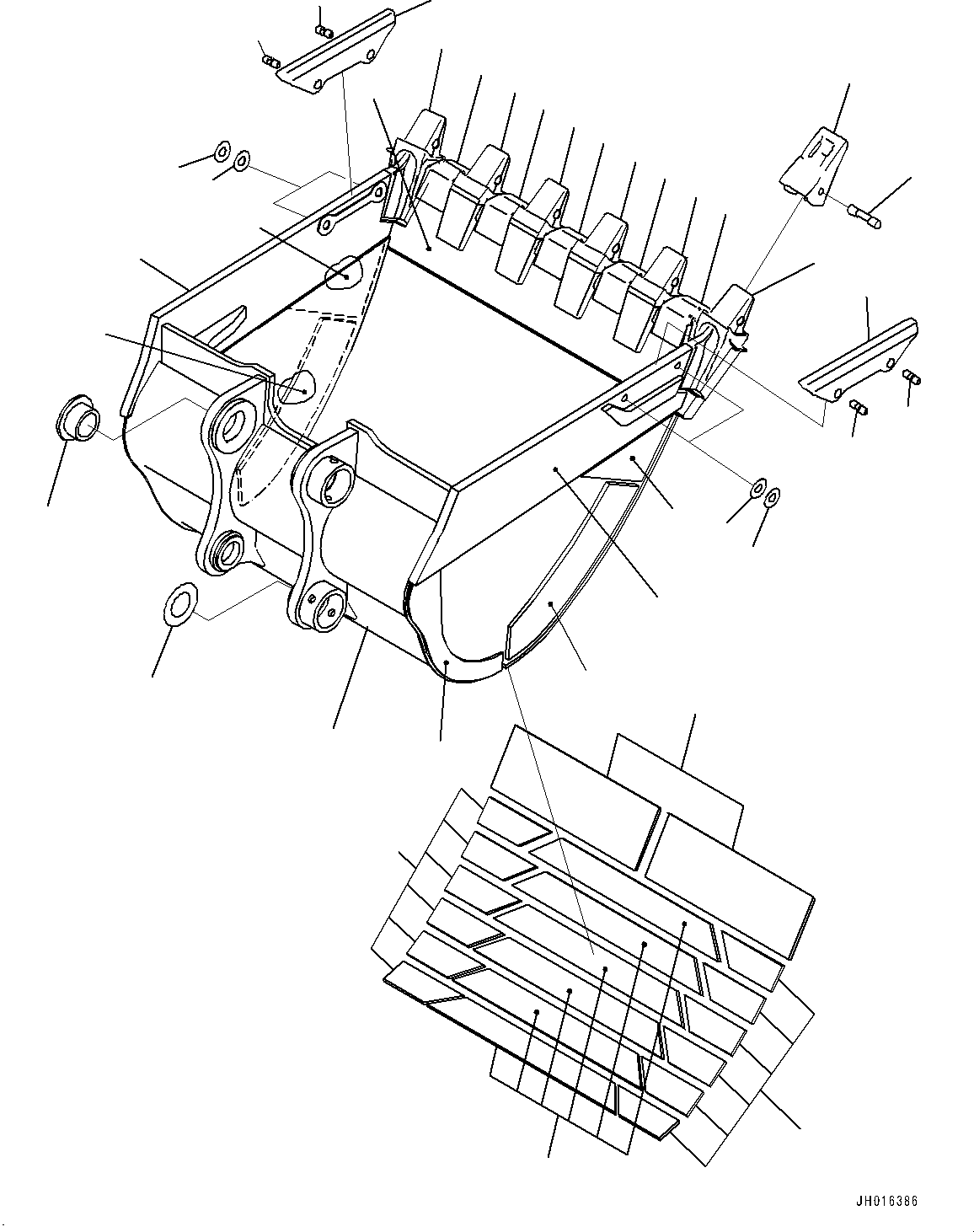 Пластина сварная 207-934-2G40 KOMATSU