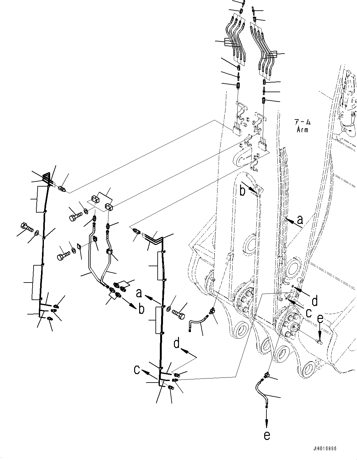 Шланг 21T-68-32540 KOMATSU