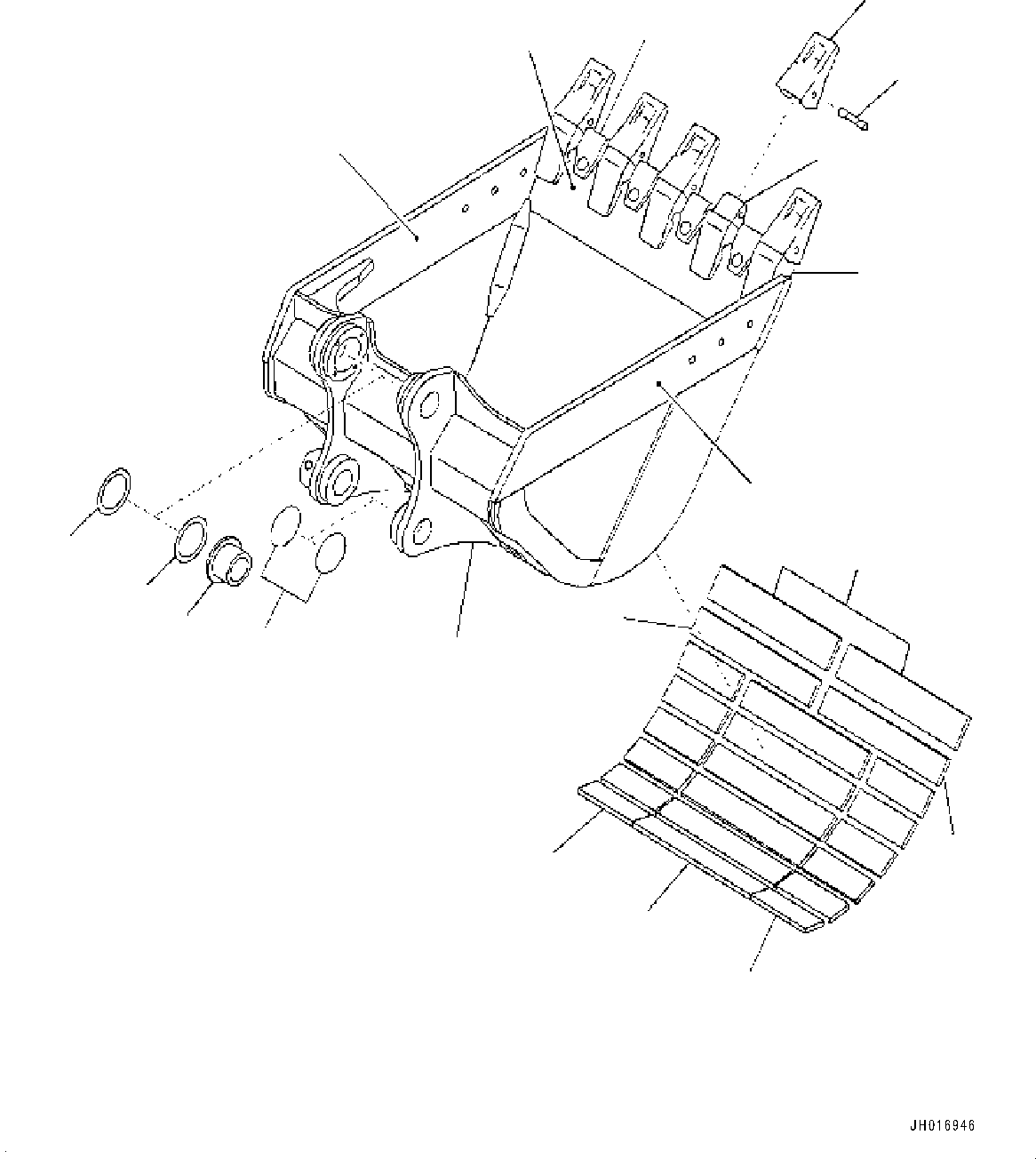 Ковш 775-934-6113 KOMATSU