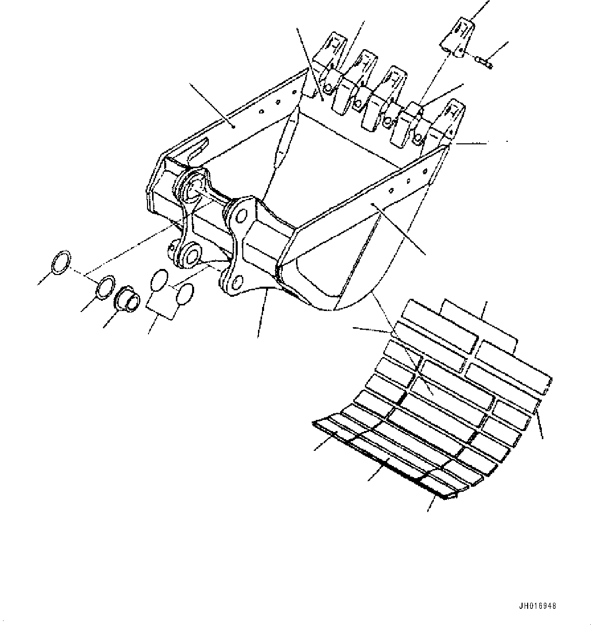 Ковш 207-934-D260 KOMATSU