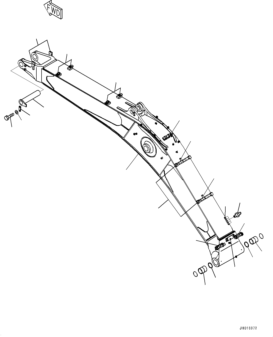 Boom Assembly 207-70-01581 KOMATSU