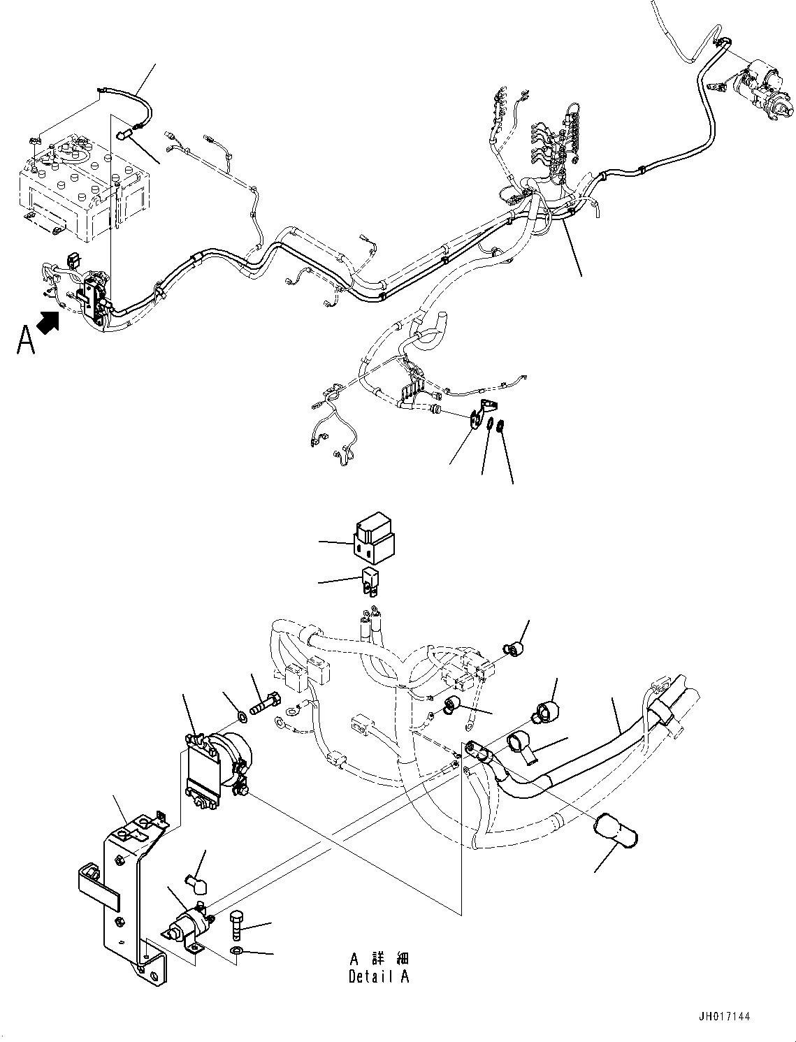 Кабель 208-06-27370 KOMATSU
