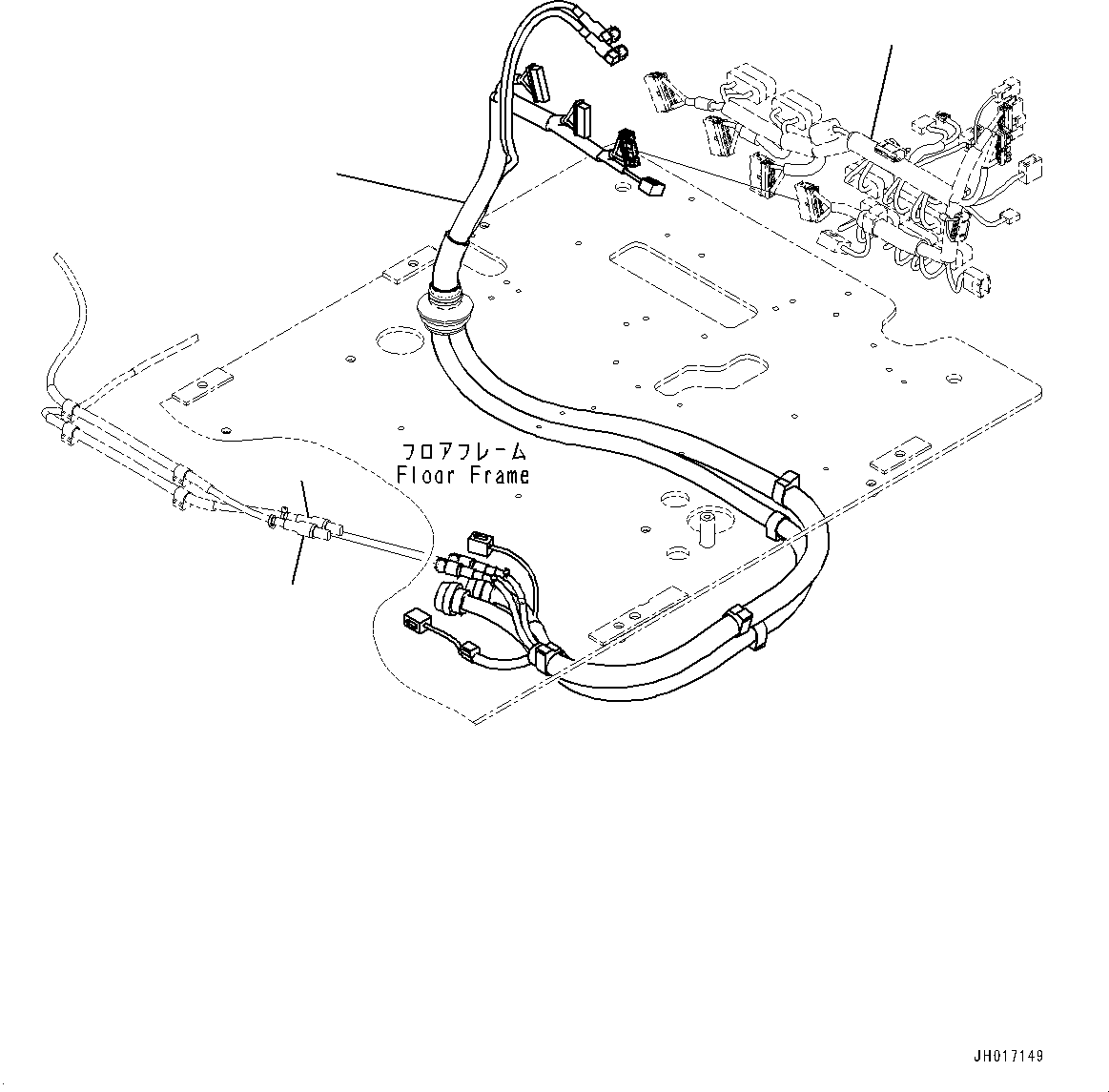 Cable(Electric Wiring Harness,GNSS Antenna) (2A7-06-15231) KOMATSU