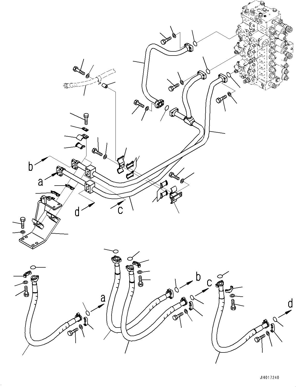 Кронштейн 208-62-27141 KOMATSU