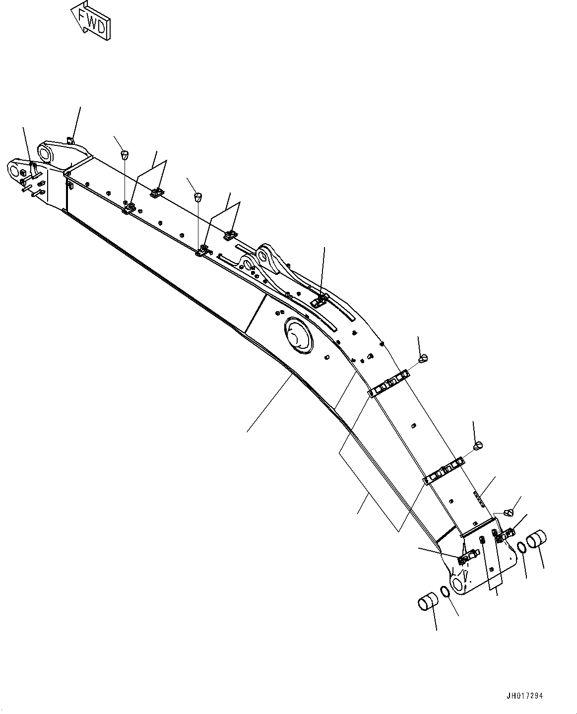Стрела 208-70-01530 KOMATSU
