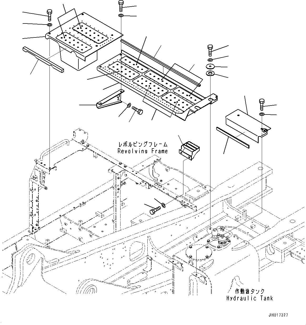 Крышка в сборе 208-54-27120 KOMATSU