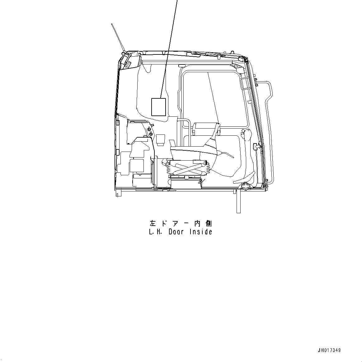 PLATE (FRENCH) 208-00-27170 KOMATSU