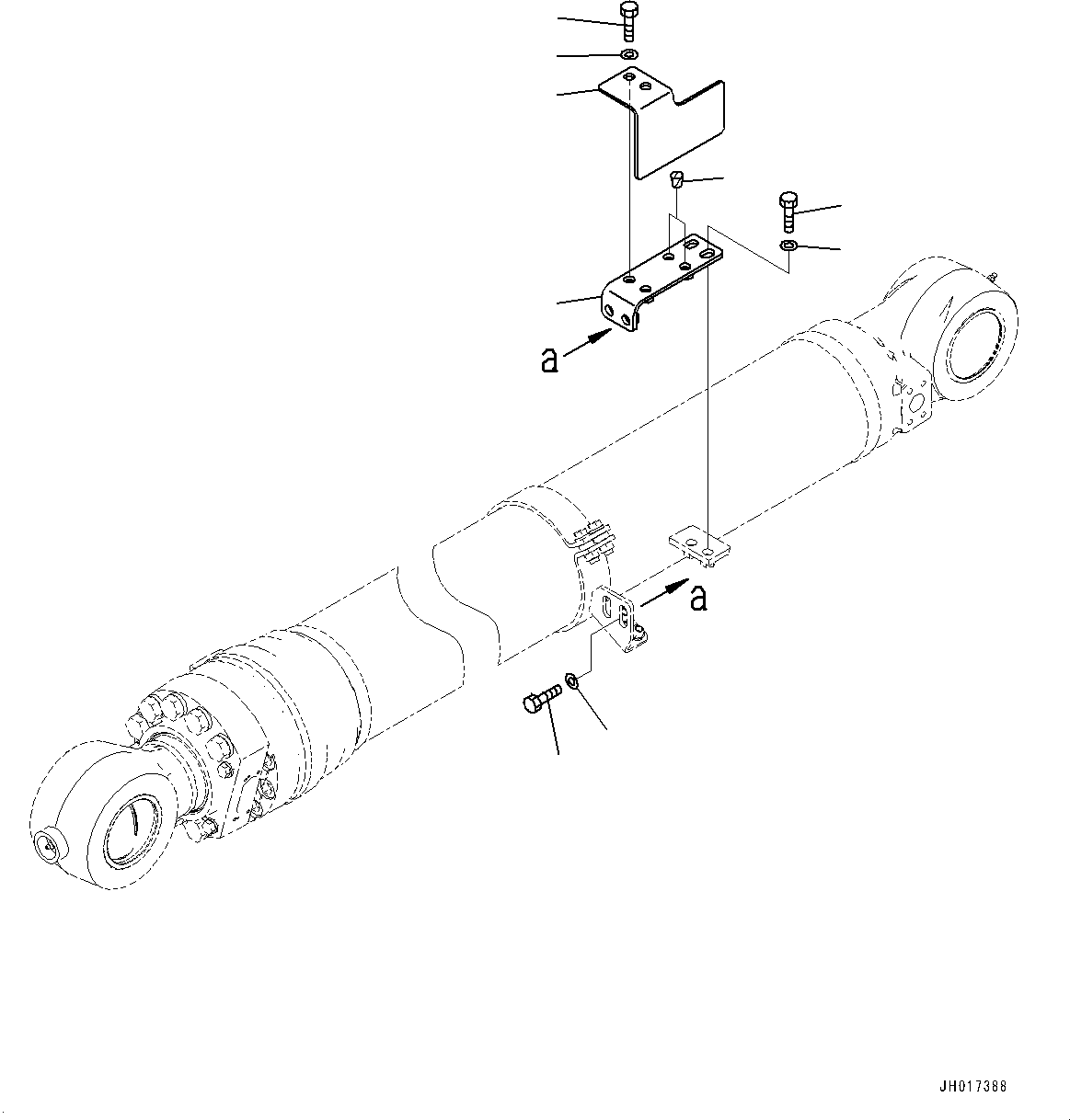 Кронштейн 208-70-27341 KOMATSU