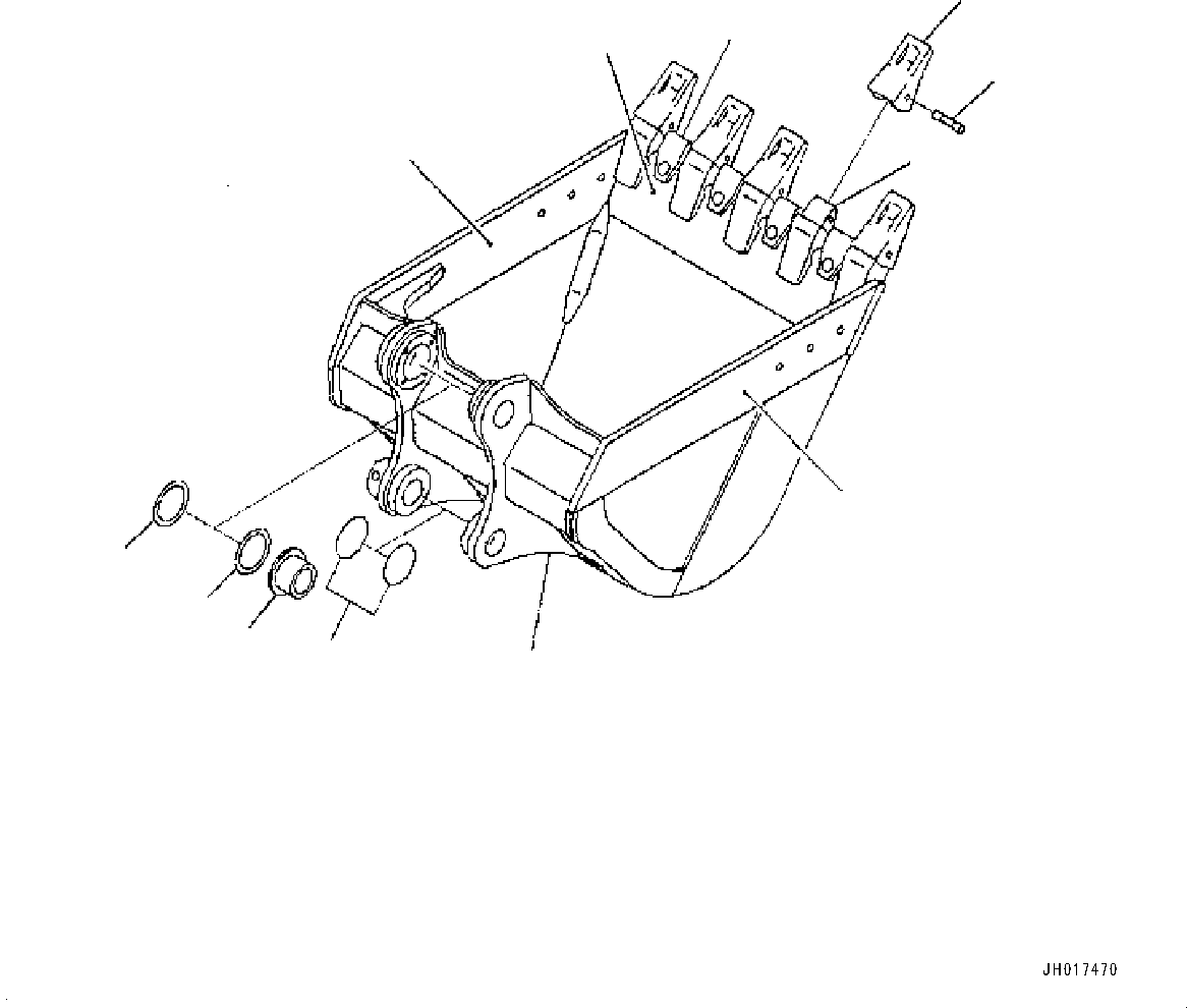 Ковш 207-70-D1112 KOMATSU