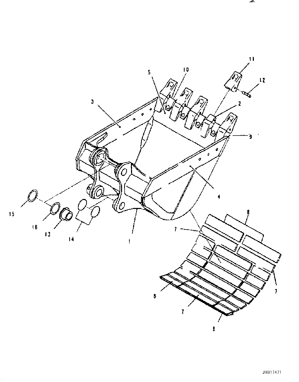 Plate, Welded, (Kit : K25) 775-920-6A50 KOMATSU