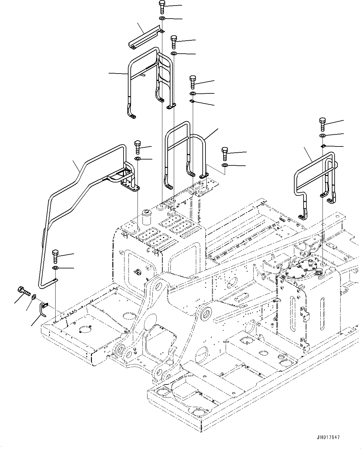 Поручень 2A7-54-22930 KOMATSU