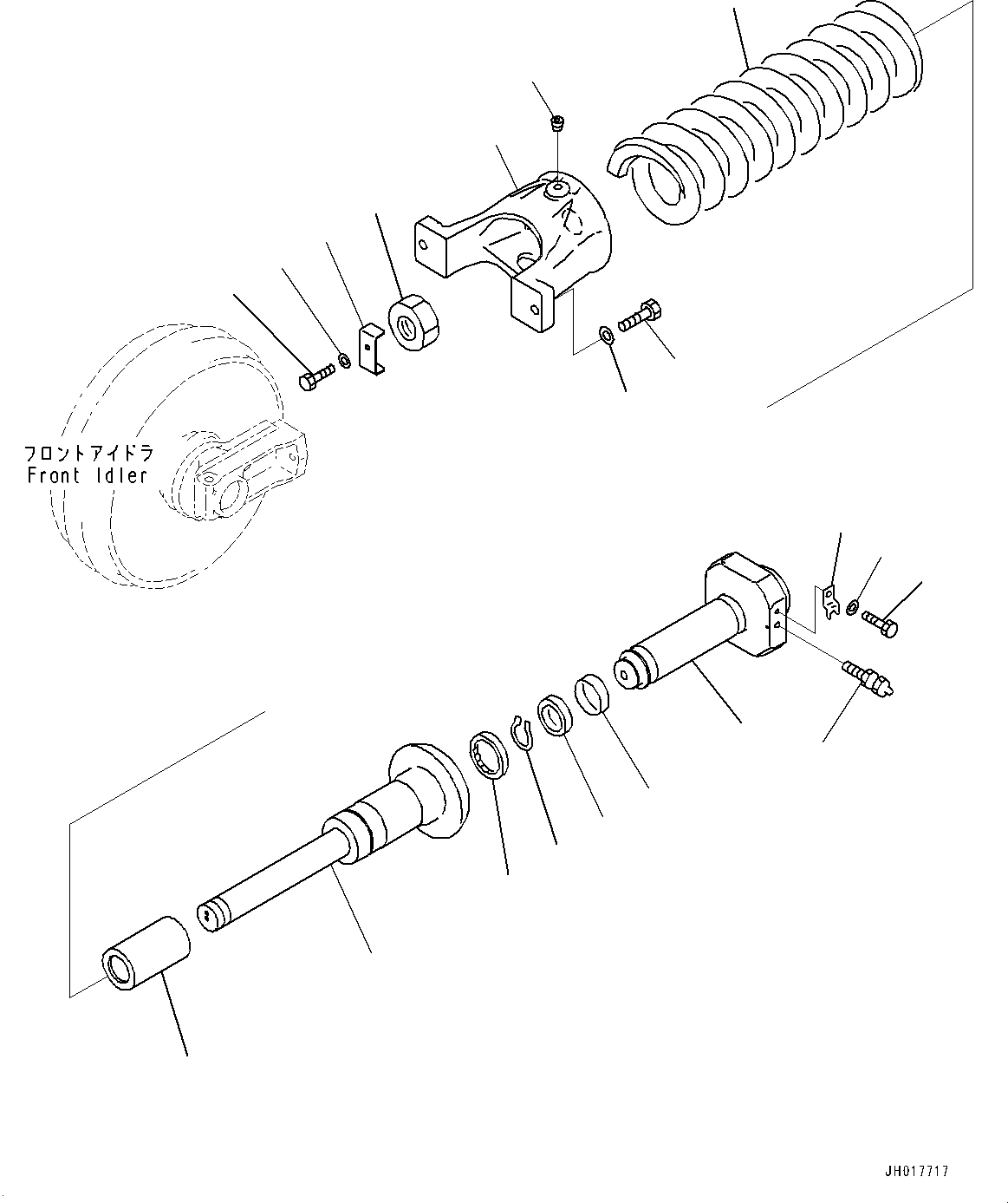 Cushion Assembly 2A7-30-00020 KOMATSU