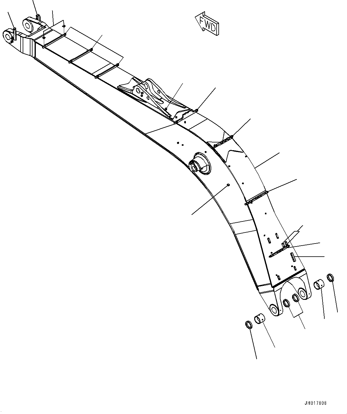 Стрела 209-70-46810 KOMATSU