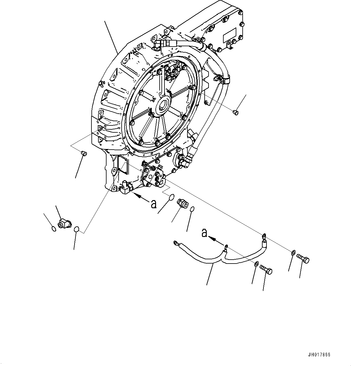 Картер в сборе 7875-32-3103 KOMATSU