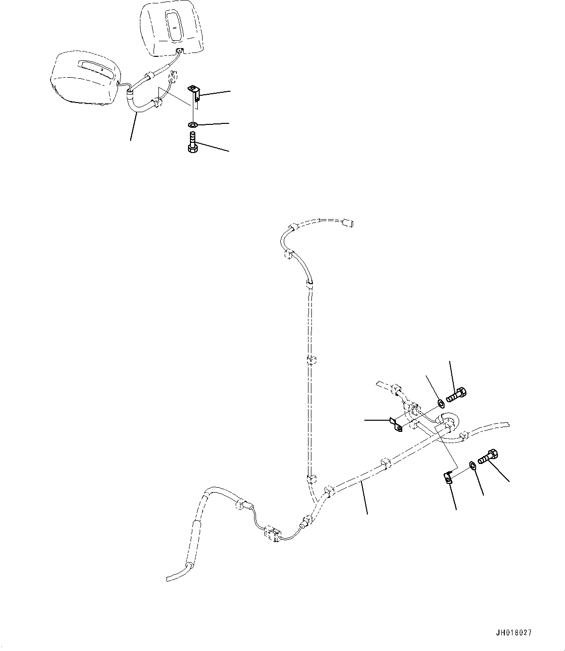Wiring Harness(KomVision Camera,R.H.) (2A7-06-15253) KOMATSU