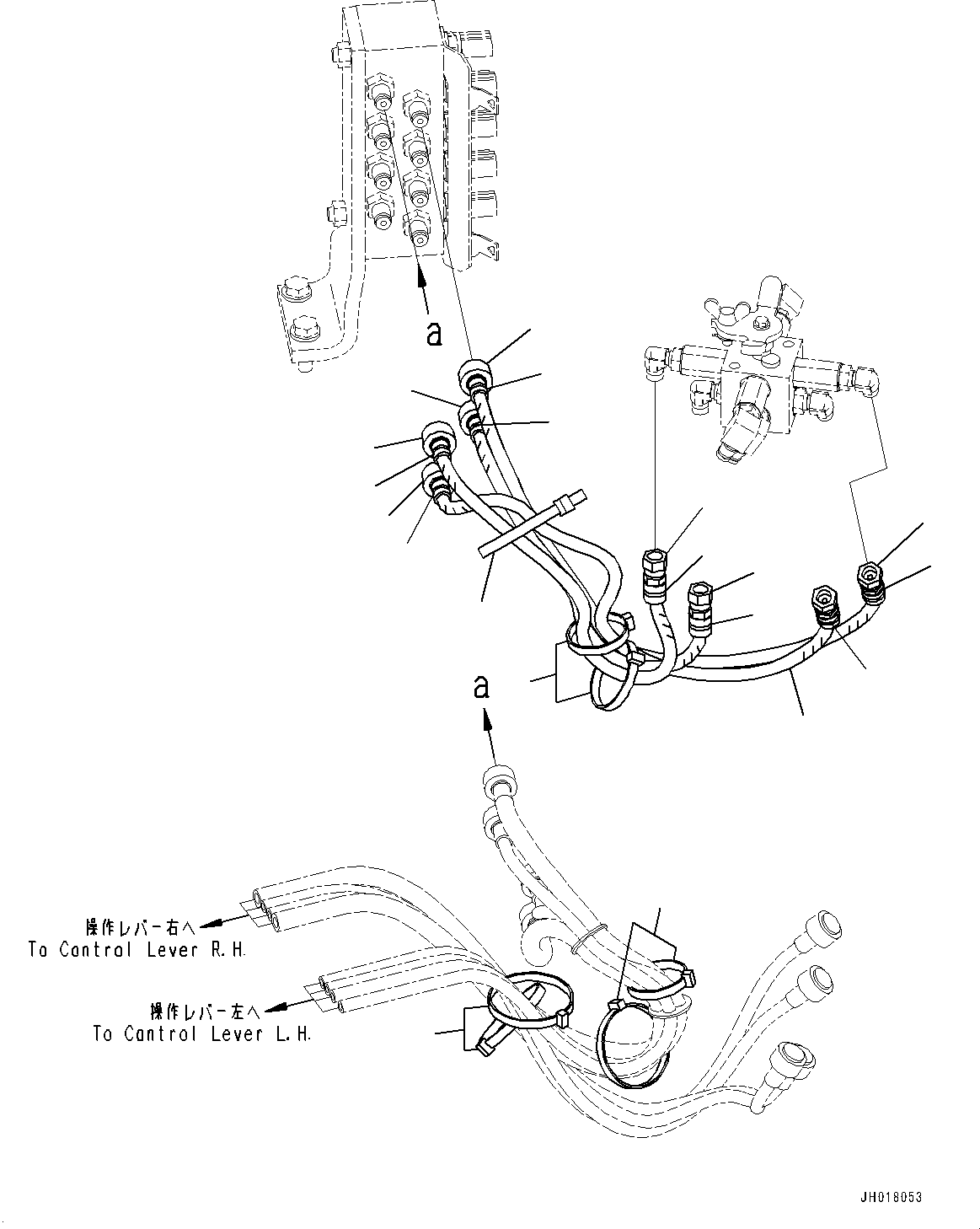 Шланг 22B-62-23680 KOMATSU