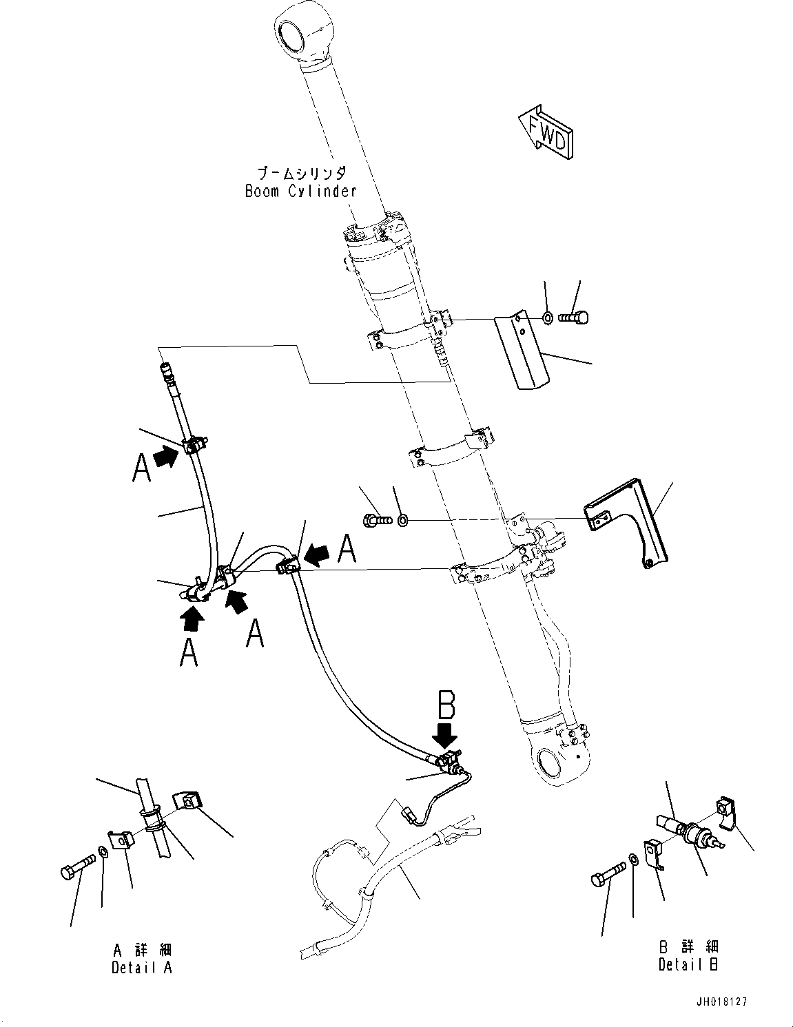 Wiring Harness(Electric Wiring Harness,Wiring Harness and Clip) (2A7-06-15282) KOMATSU