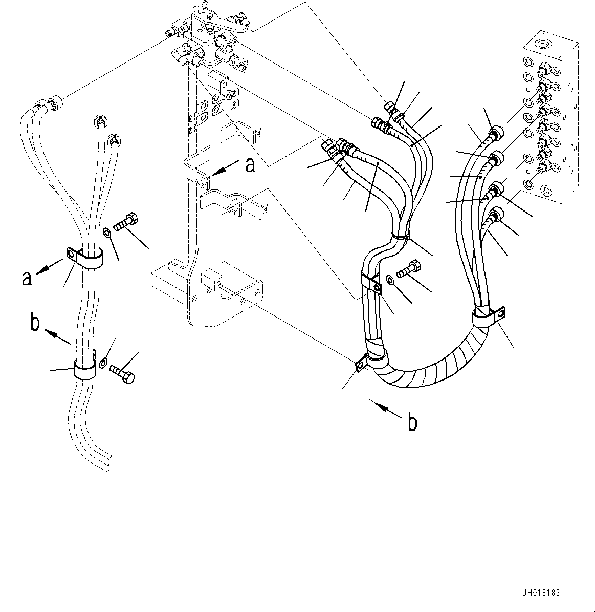 Шланг 2A7-62-15620 KOMATSU