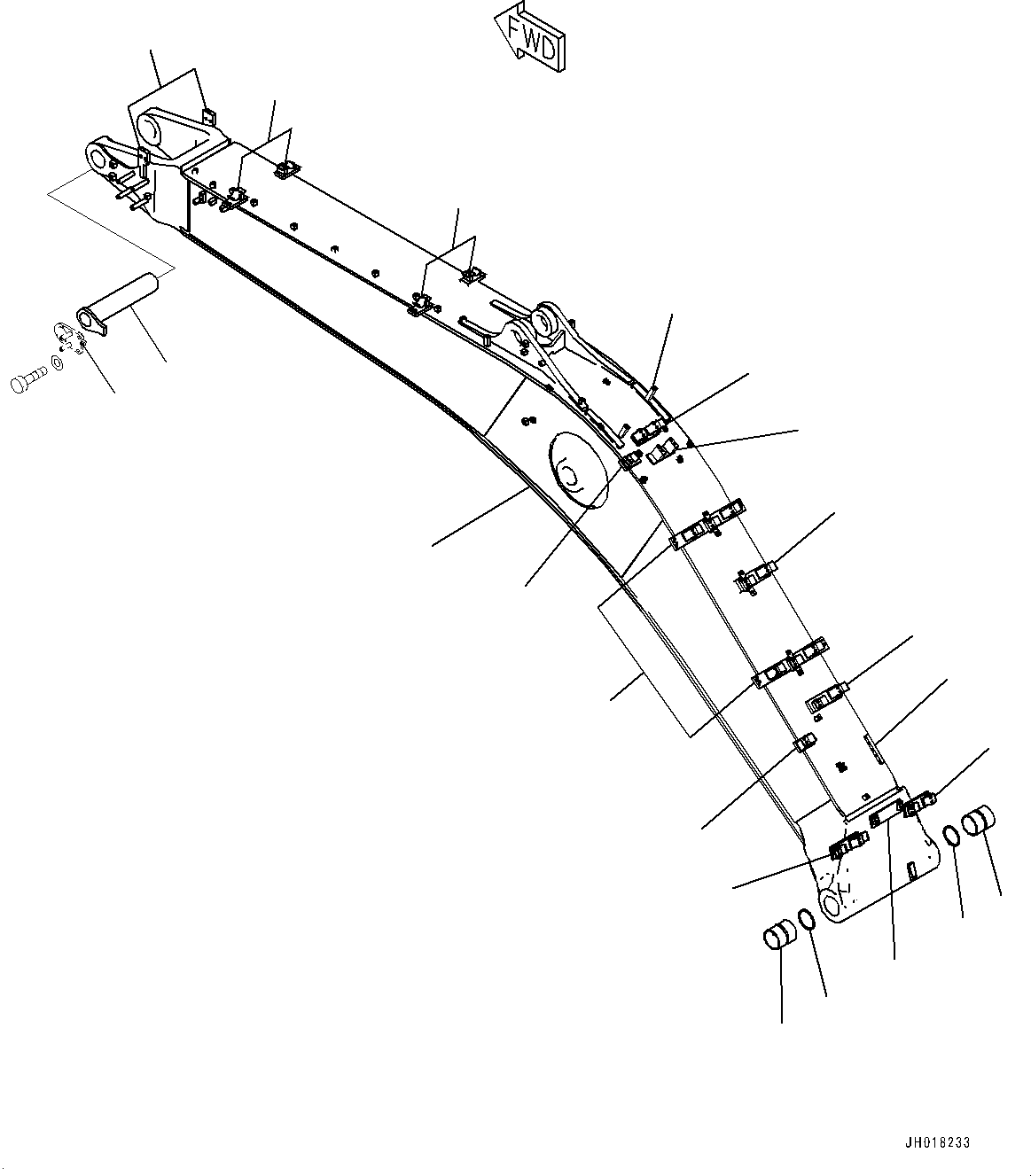Седло сварное 2A7-70-15460 KOMATSU