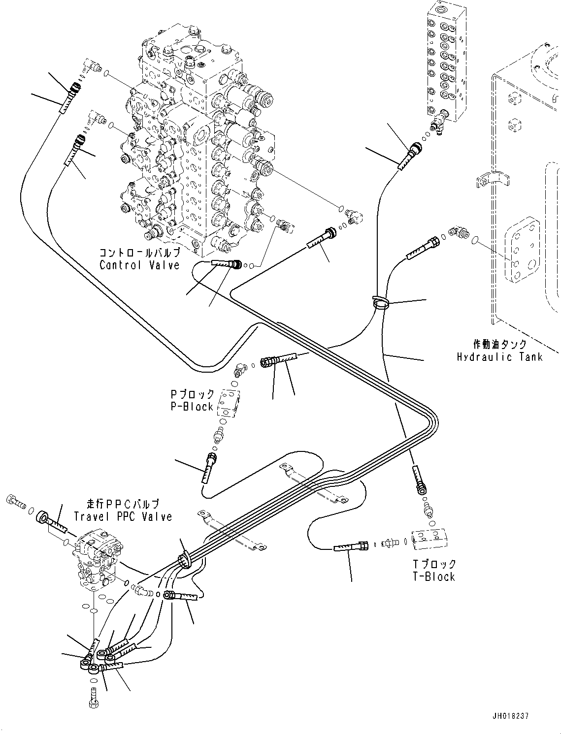 Шланг 2A7-62-15491 KOMATSU